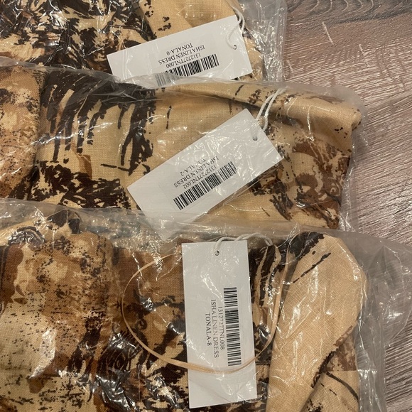 NWT Reformation Isha Linen Dress Tonala - Picture 3 of 3